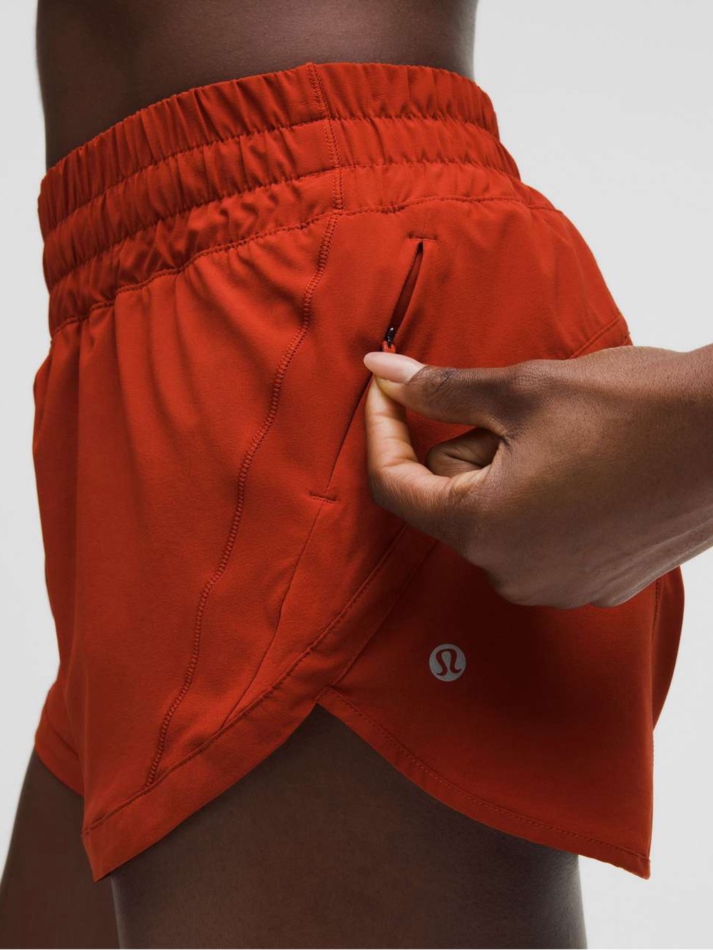 Lululemon /// Women’s Track That High-Rise Lined Short 3" - Autumn Rust - Size 2 - Picture 4 of 13